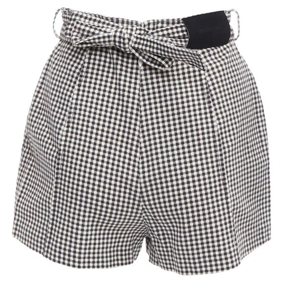 Zimmermann Gingham Print High Waisted Shorts - Picture 5 of 6